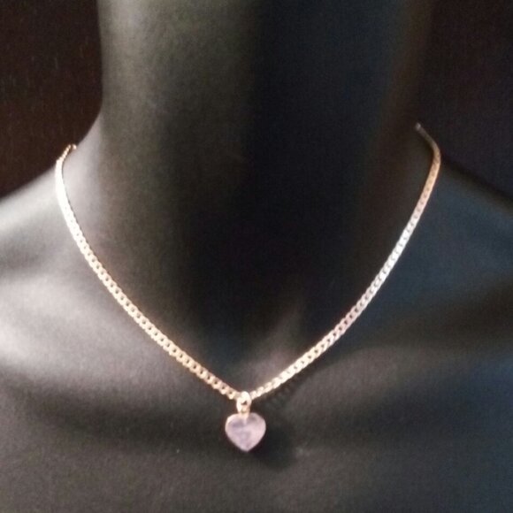Luna Norte Jewelry - Luna Norte Heart Shaped Quartz Necklace - NWOT